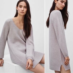 Aritzia Wilfred Free Grace Sweater Dress 100% Wool
